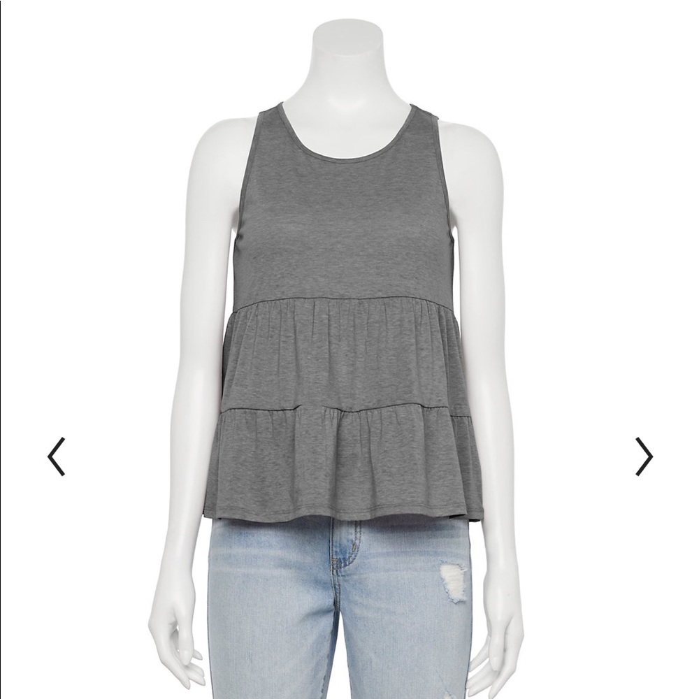 NWT Tiered babydoll tank